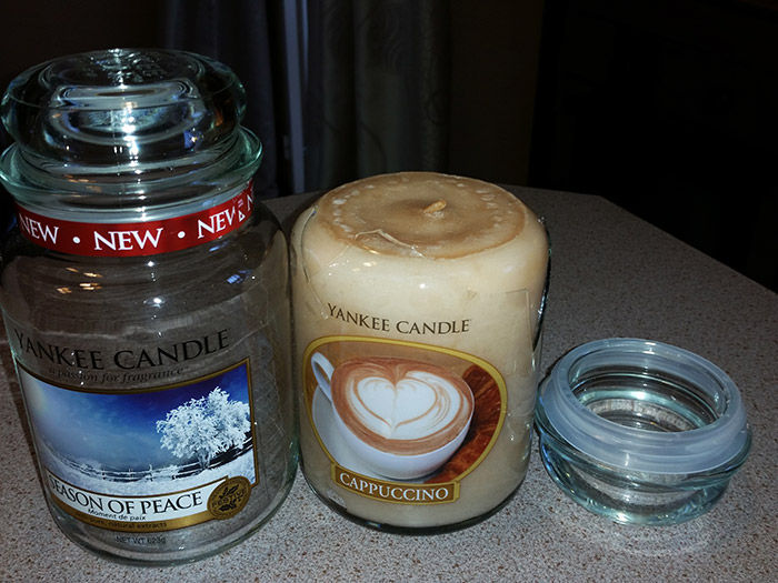 How to repair / fix a broken Yankee Candle jar
