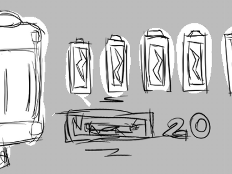HUD WiP and Album Cover redraws
