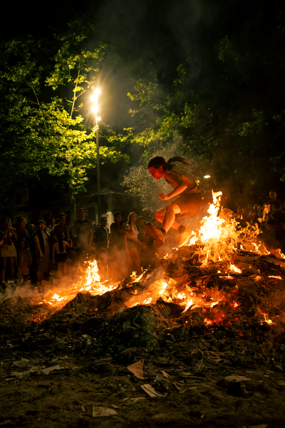Parque de Judimendi, noche de San Juan, Vitoria-Gasteiz, 2025 — foto: Iñaki Piérola