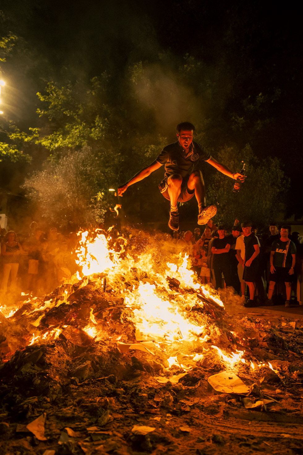 Parque de Judimendi, noche de San Juan, Vitoria-Gasteiz, 2025 — foto: Iñaki Piérola