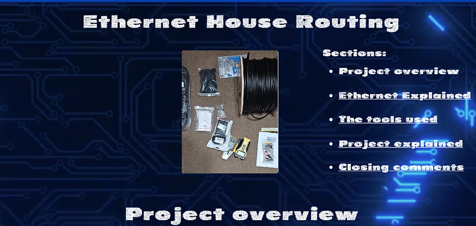 The project page 