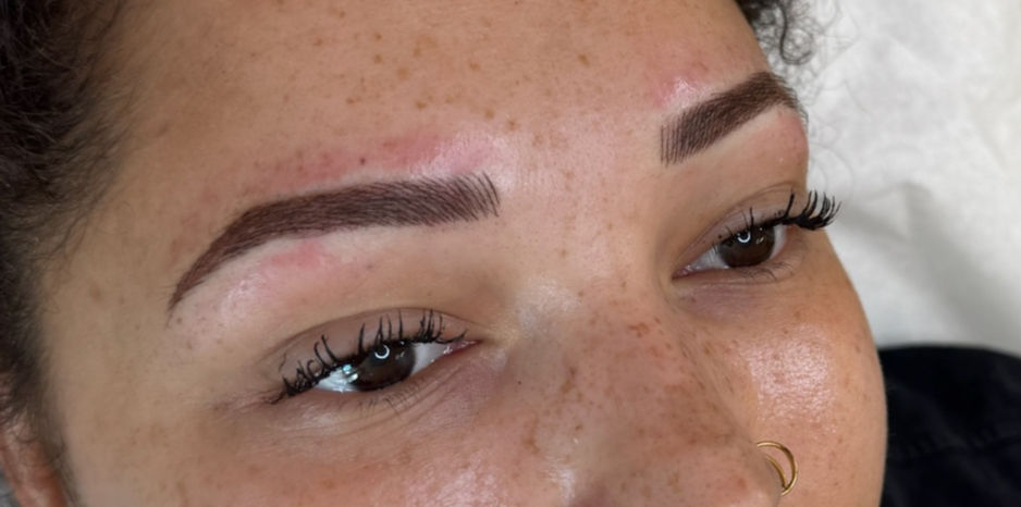 Microblading before and after results in Orlando