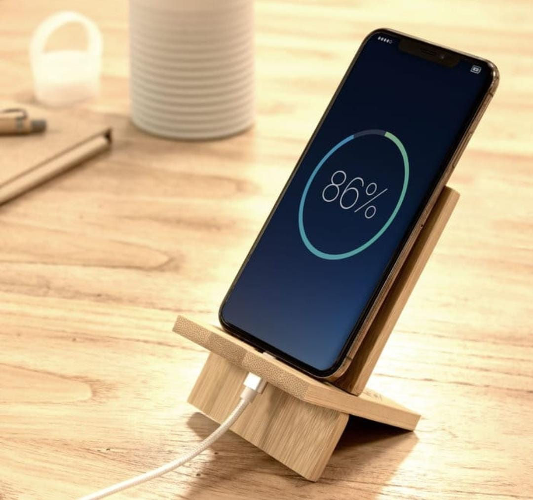 Soporte para Celular Bambú Marketing Promocional Merchandising Personalizado