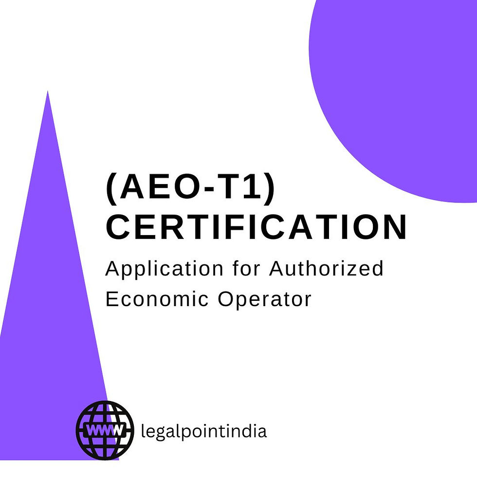 Application for Authorized Economic Operator (AEO-T1) Certification|Aeo t1 registration online