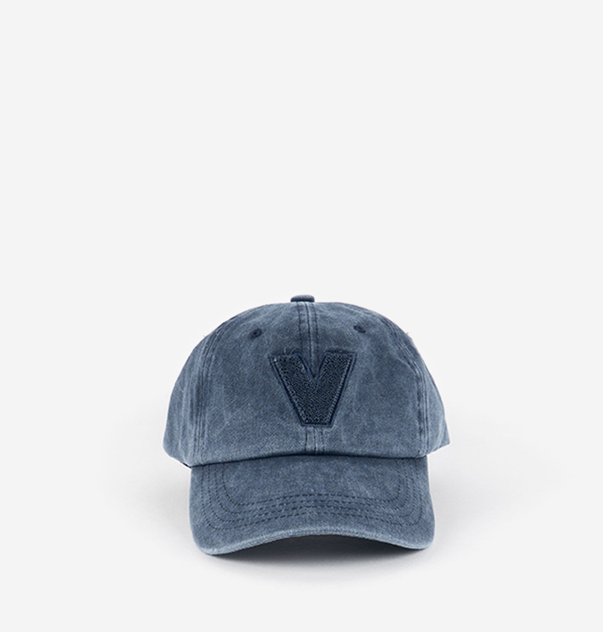 GORRA ALGODÓN LAVADO V MARINO