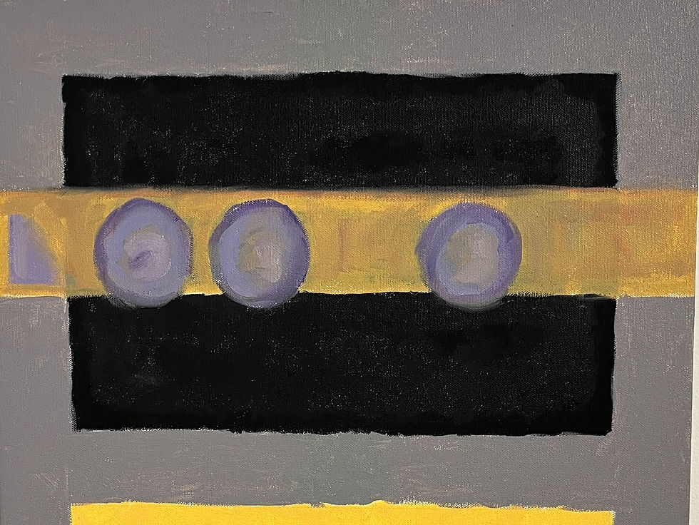 Tabletops (detail), a collaboration by Ralston Fox Smith & Dana Jones, 24x18, oil on canvas