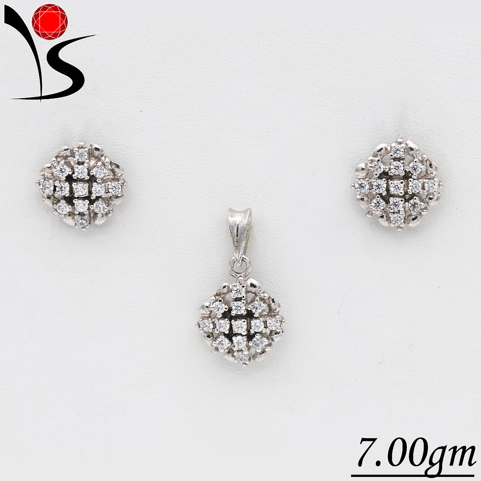 Diamond Locket Set