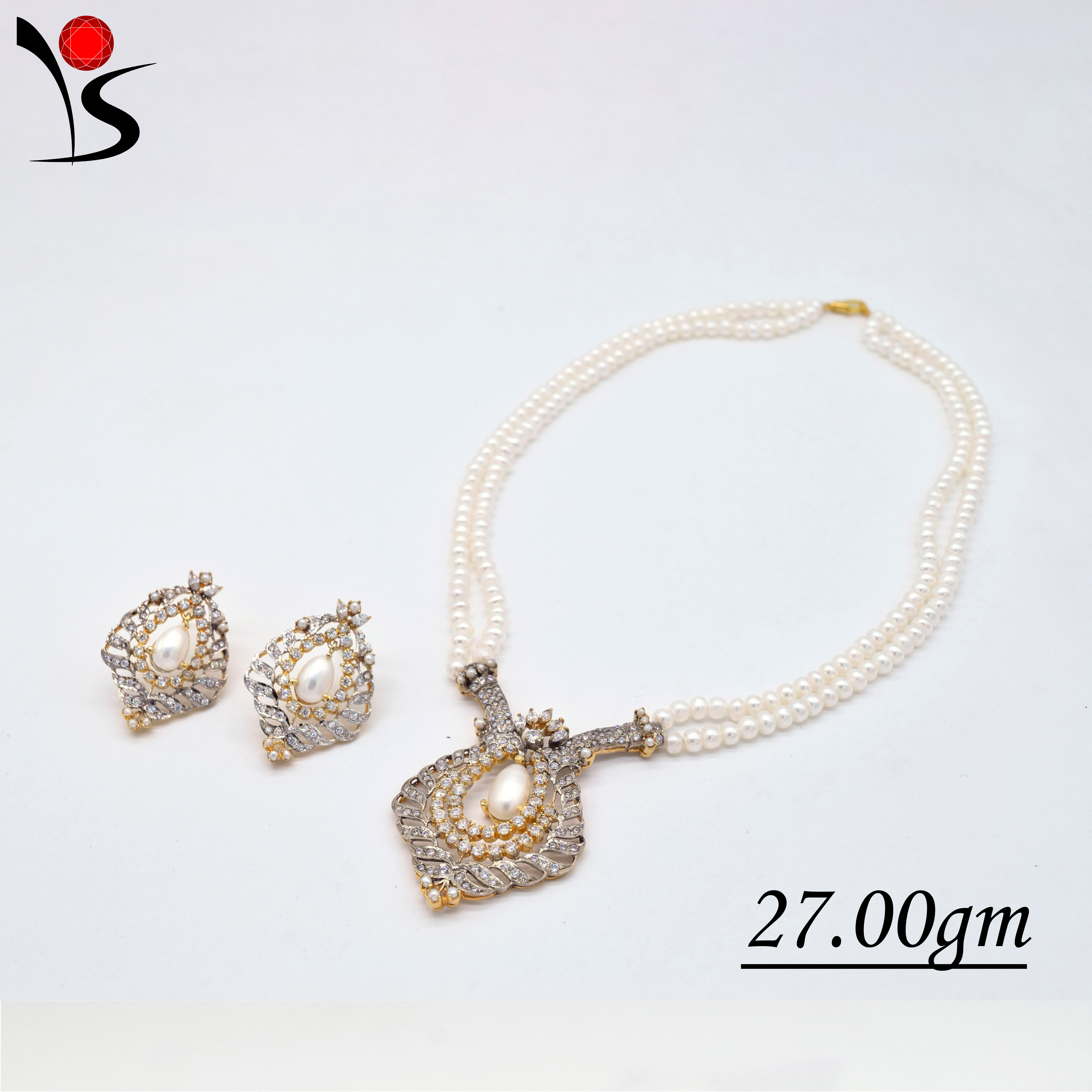 Smokey Pearl Zircon String Set
