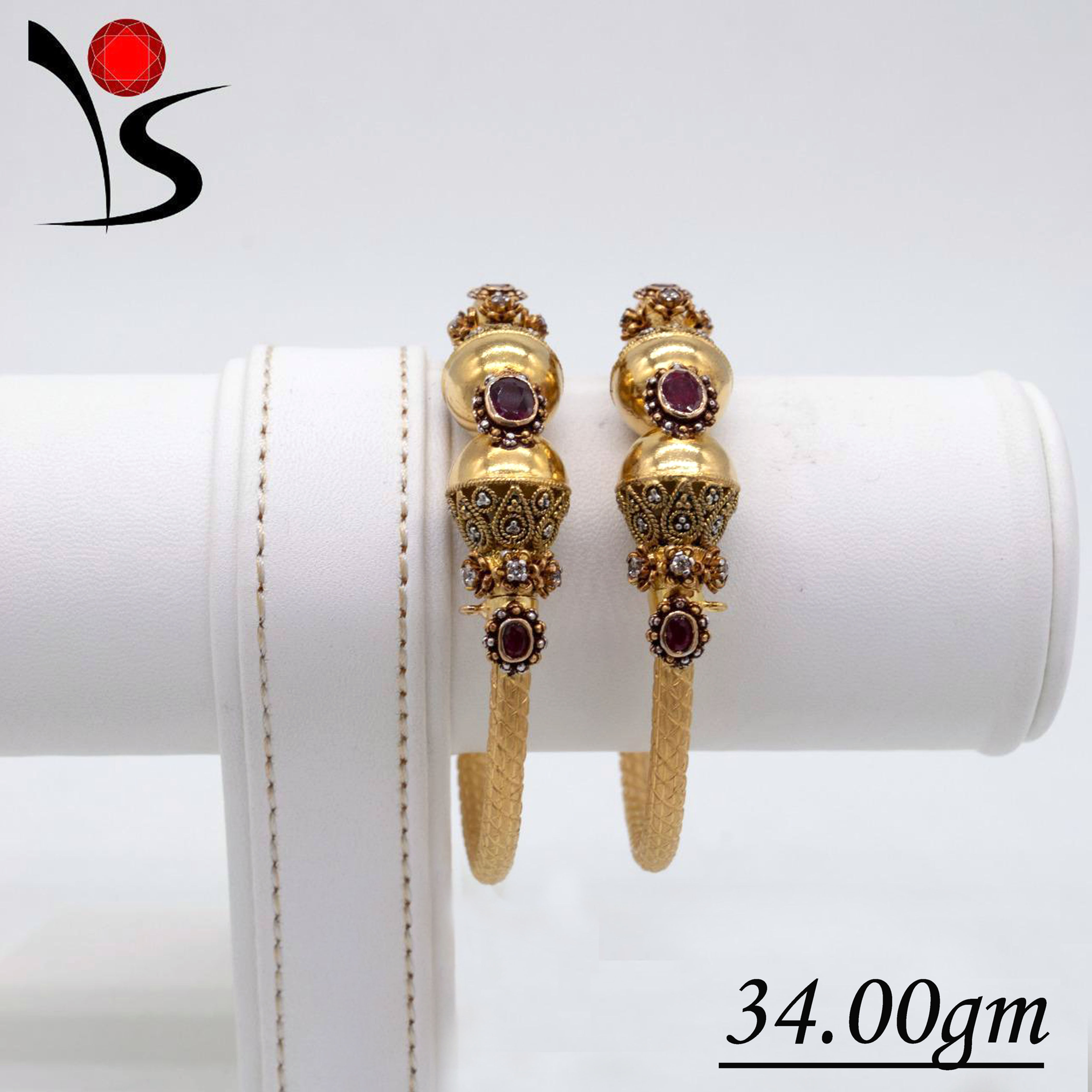 Plain Gold Smokey Bangles