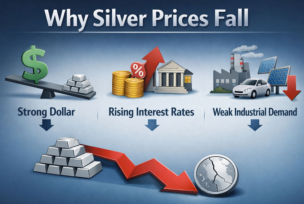 Understanding the "Why": The 3 Main Reasons Silver Prices Fall