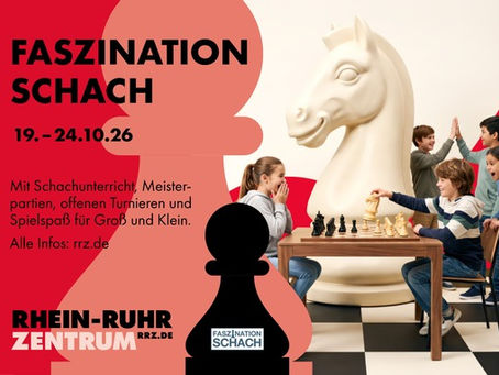 Schach erleben, ausprobieren und mitfiebern: „Faszination Schach“ kommt ins Rhein-Ruhr Zentrum
