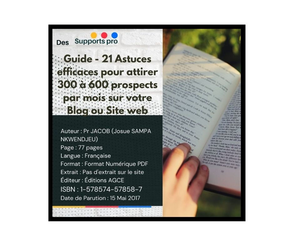 Thumbnail: Livre-21 astuces sûres pour attirer 300 à 600 prospects / jour (PDF). N°A45632