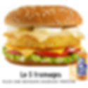 HAMBURGER 3 FROMAGES SANS BOISSON
