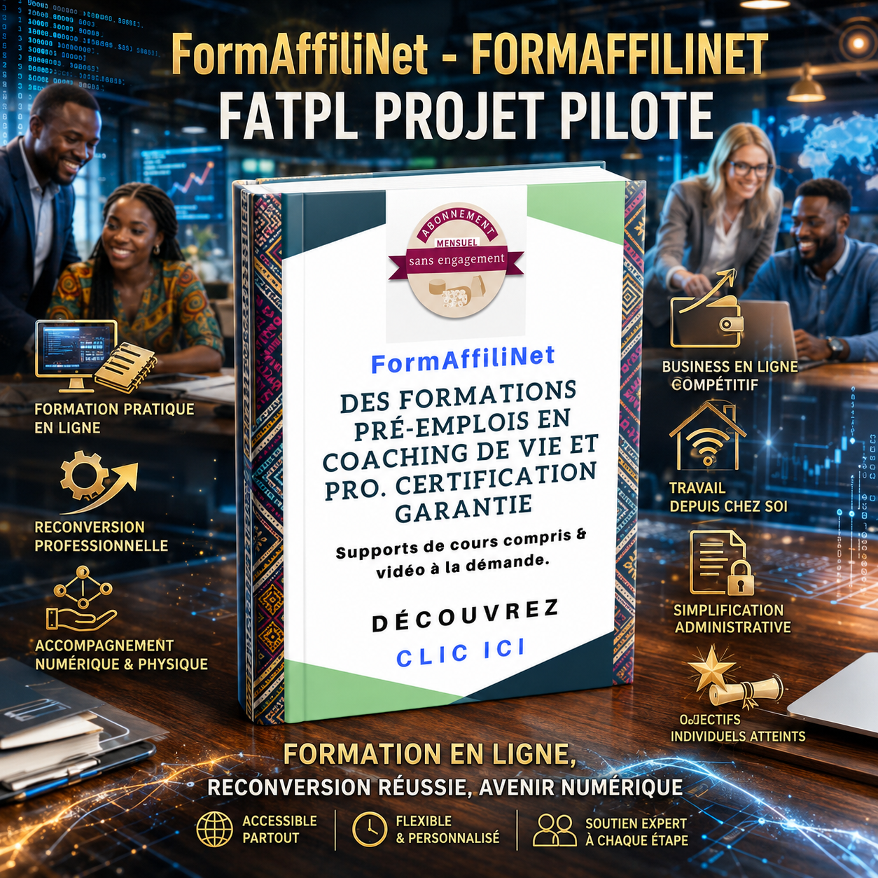 Donation pour le projet - Formation et Culture du numérique "FormAffiliNet