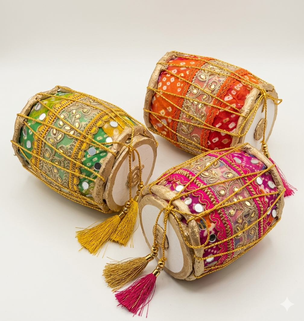 Decorative Dhol Showpieces