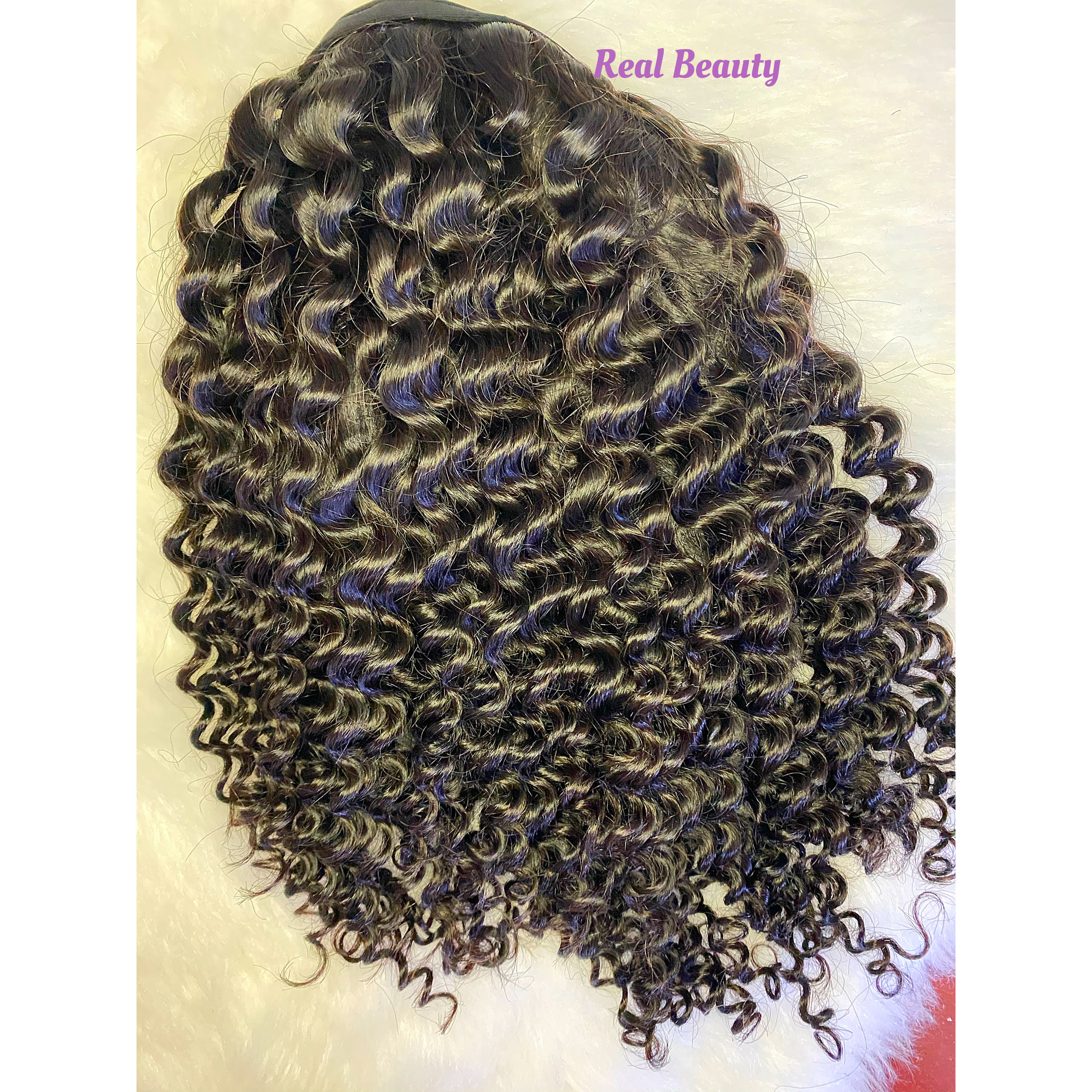 HEADBAND WIG  Deep Wave 16 inches