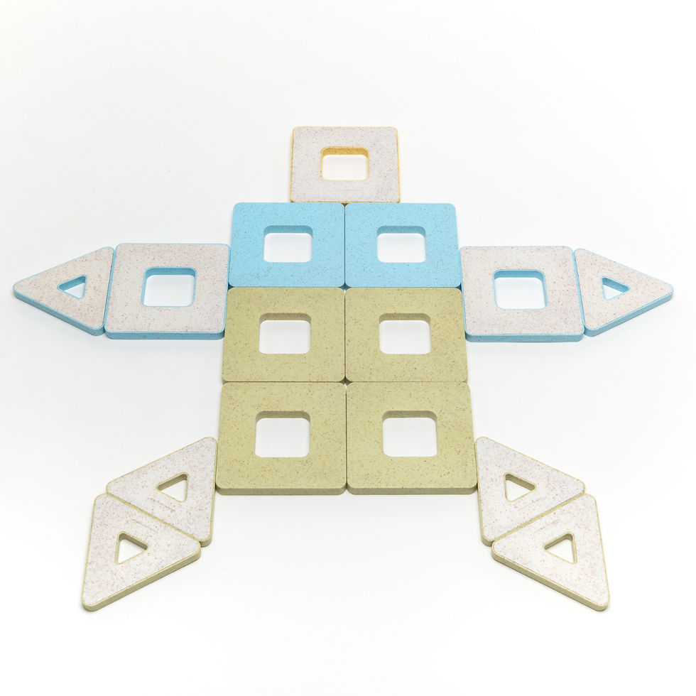 Thumbnail: Polydron KinderMag Class Set - 96 pieces.