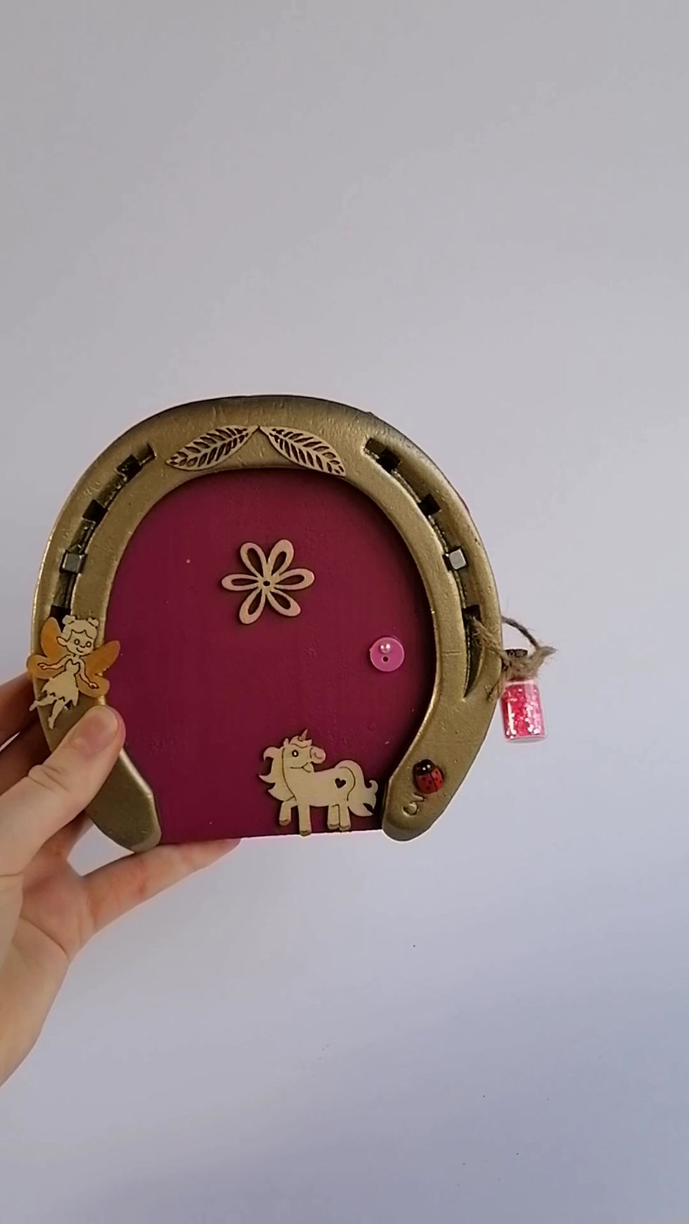 Thumbnail: Pink and Gold Fairy Door