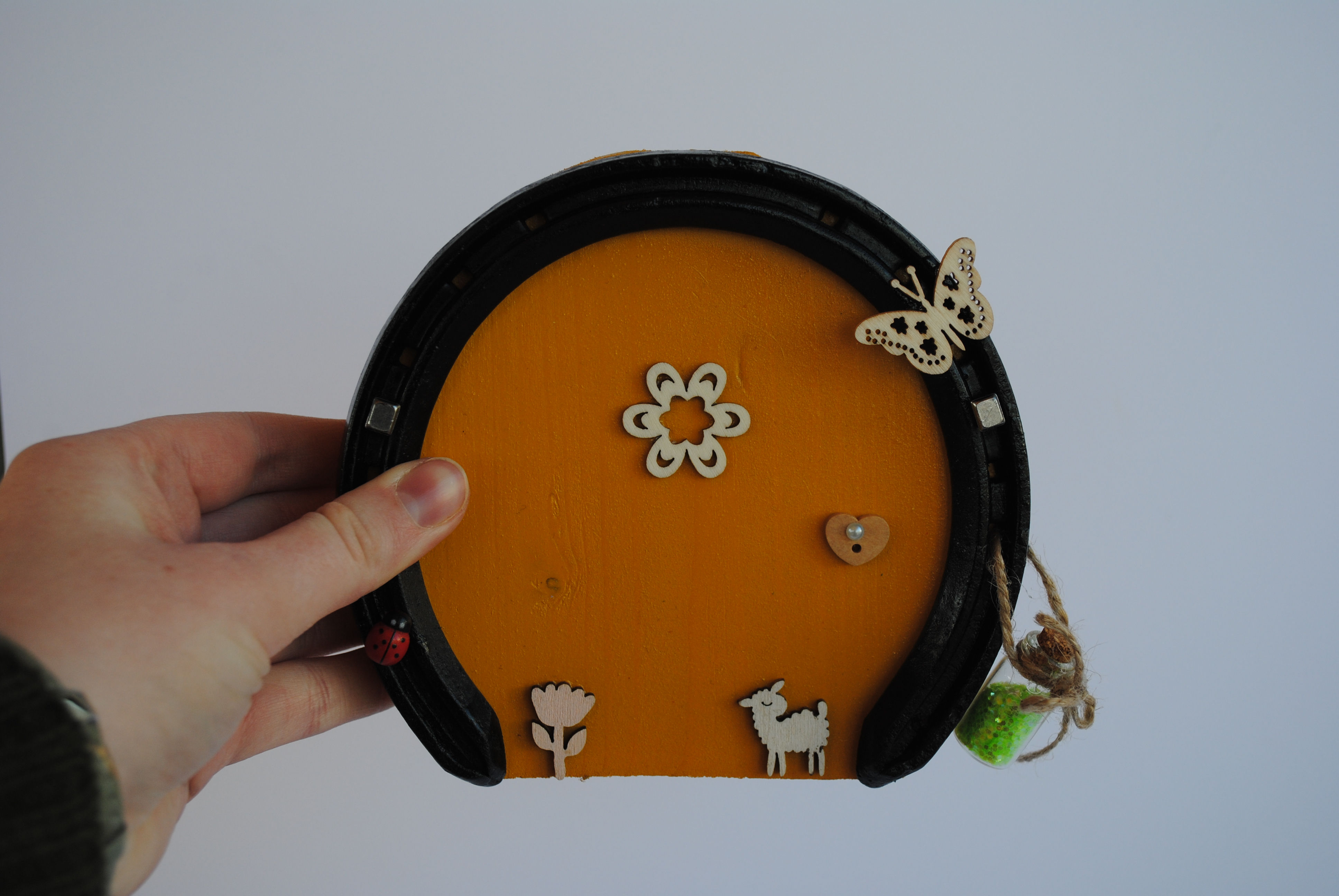 Yellow and Black Fairy Door