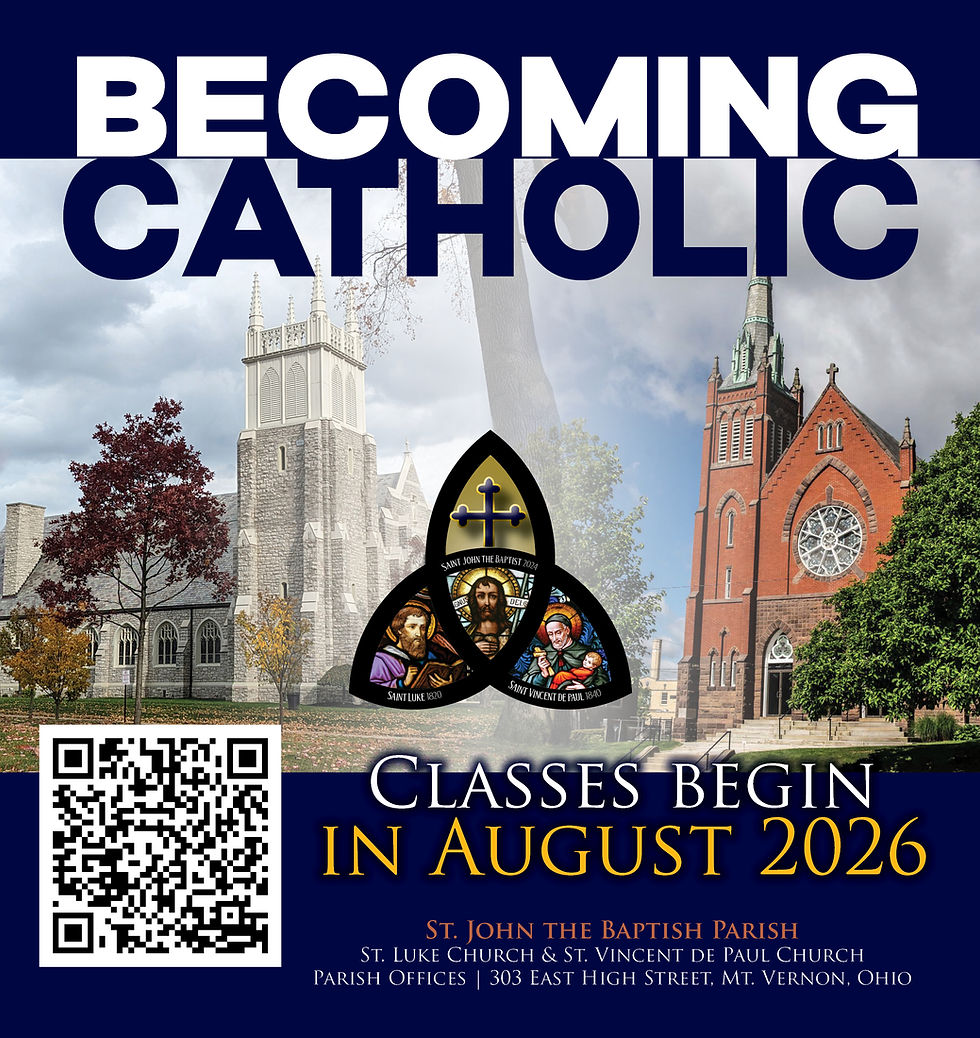 OCIA Classes Begin in August 2026