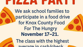 Earn a Classroom Pizza Party!