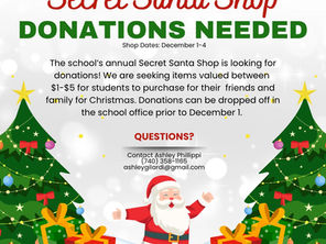 Secret Santa Donations for St. Vincent de Paul School
