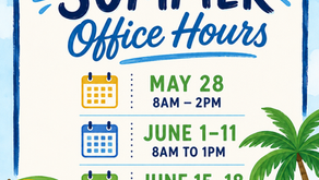 Summer 2026 Office Hours