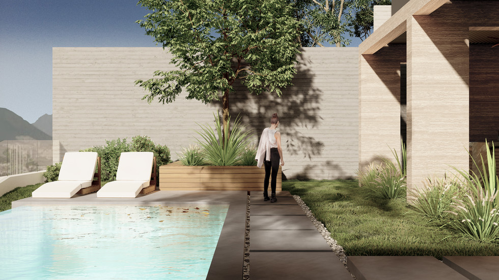 jardín de lujo en san pedro garza garcía por IdeasEFG