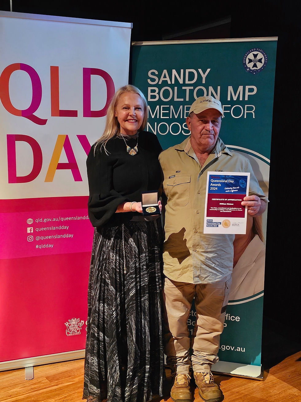Will Watson, QLD Day Award Winner