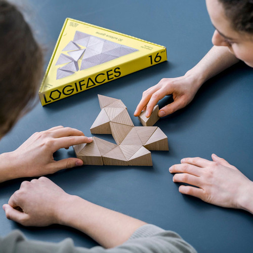 Logifaces Original Game - Wood | Logifaces