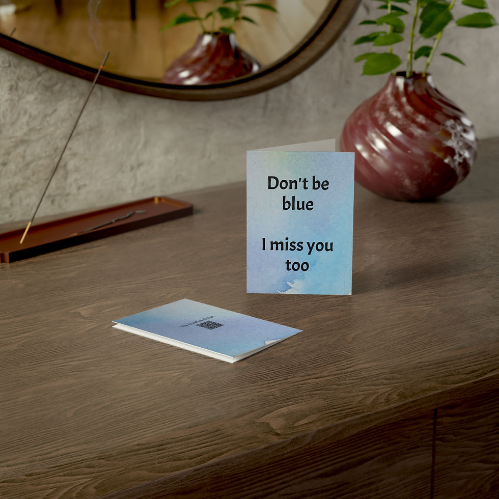 Thumbnail: Don't be blue, I mis you too 
