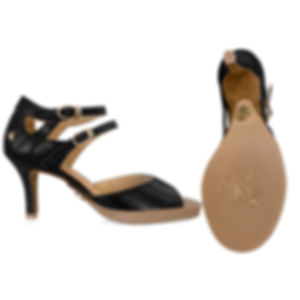 Belen-Black Double Ankle Strap