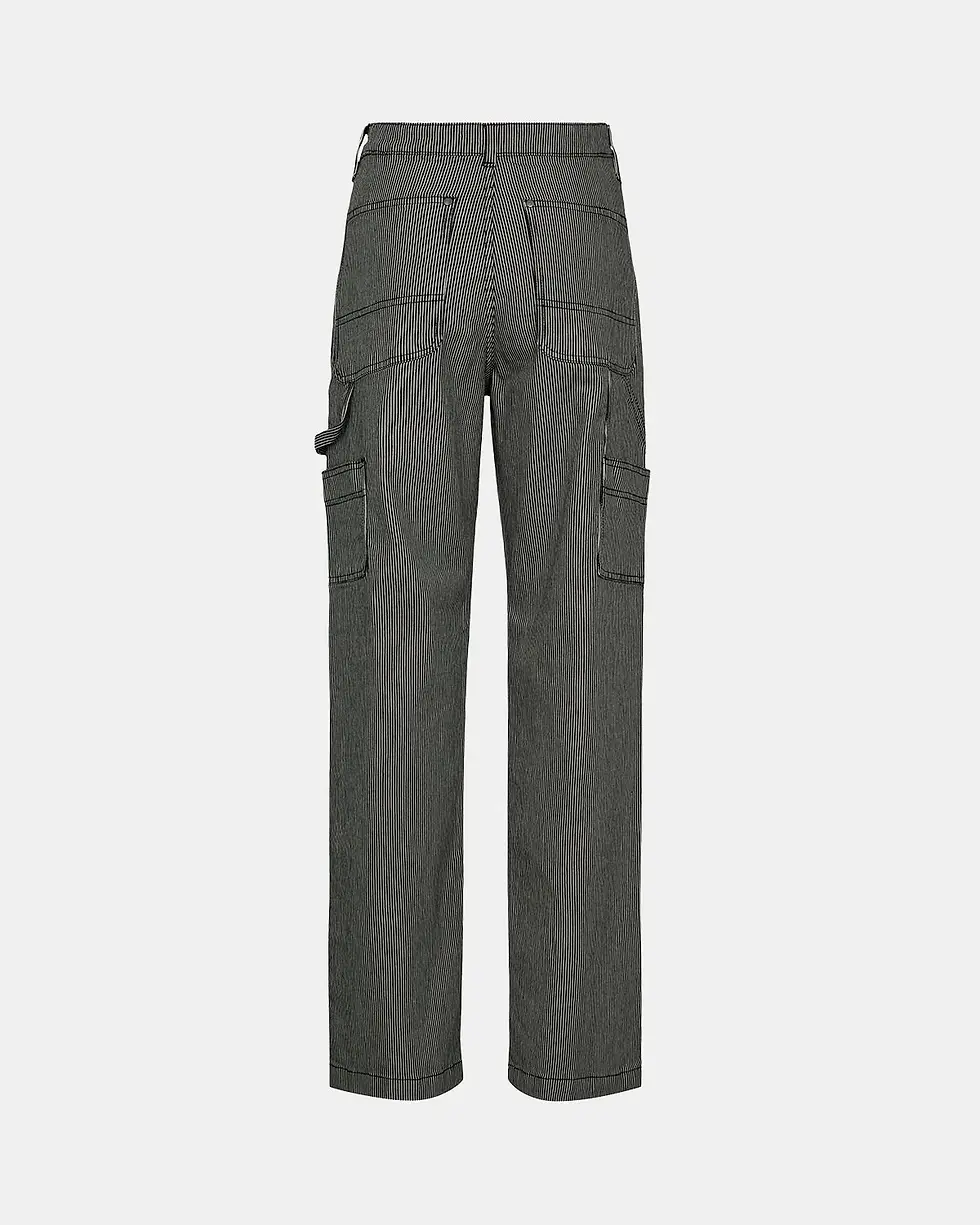 Miniature : Pantalon cargo rayé