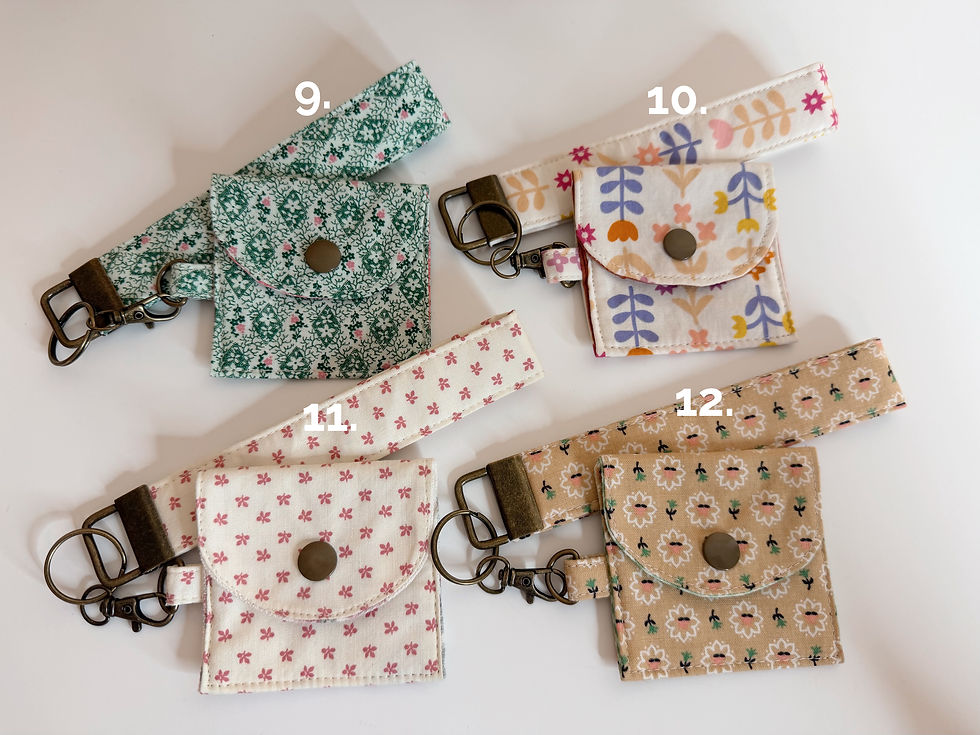 Thumbnail: Combo deal! Airpods Earbuds Pouch plus matching wristlet keychain