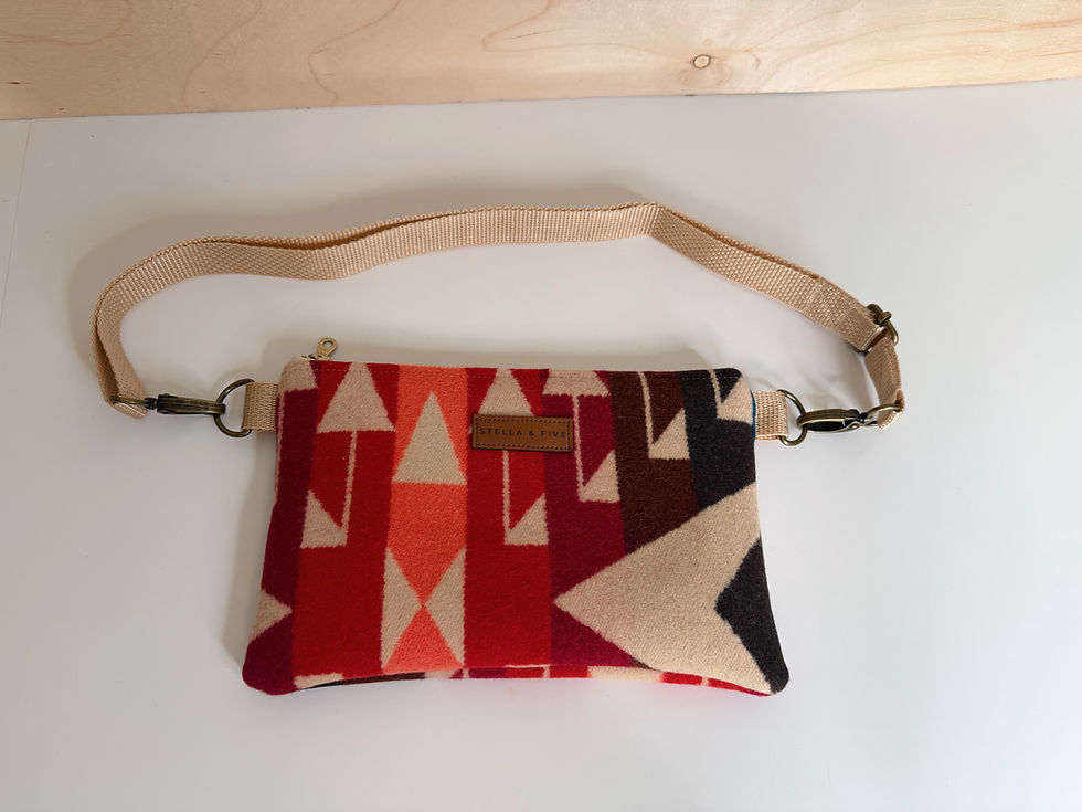 Thumbnail: Big Thunder Wool Pocket Bag - Crossbody Bag Fanny Pack