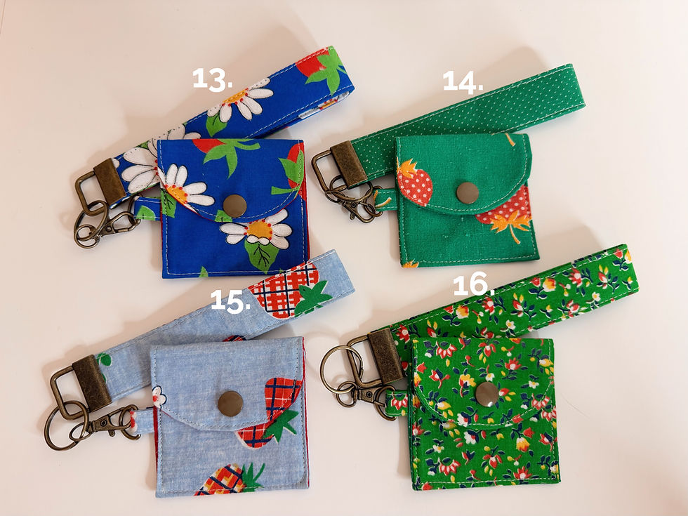 Thumbnail: Combo deal! Airpods Earbuds Pouch plus matching wristlet keychain