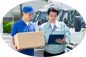 配達、打ち合わせ