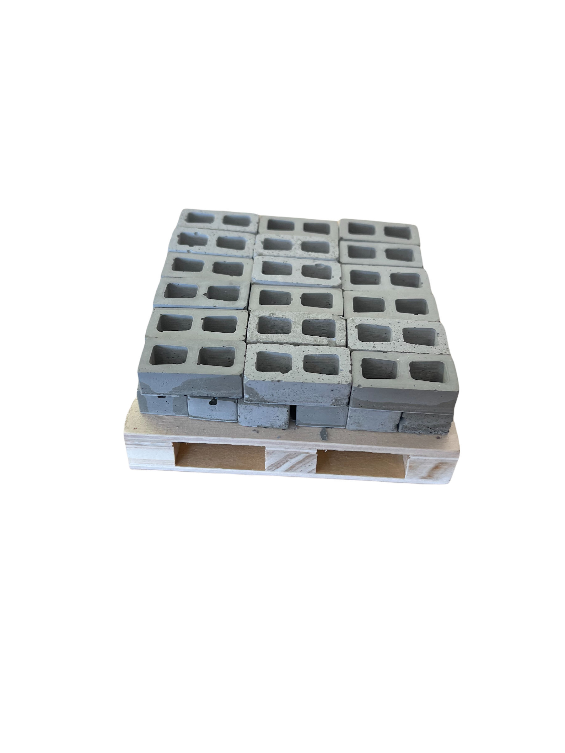 Pallet with Cinderblocks