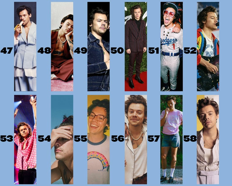 harry styles bookmarks isophshop