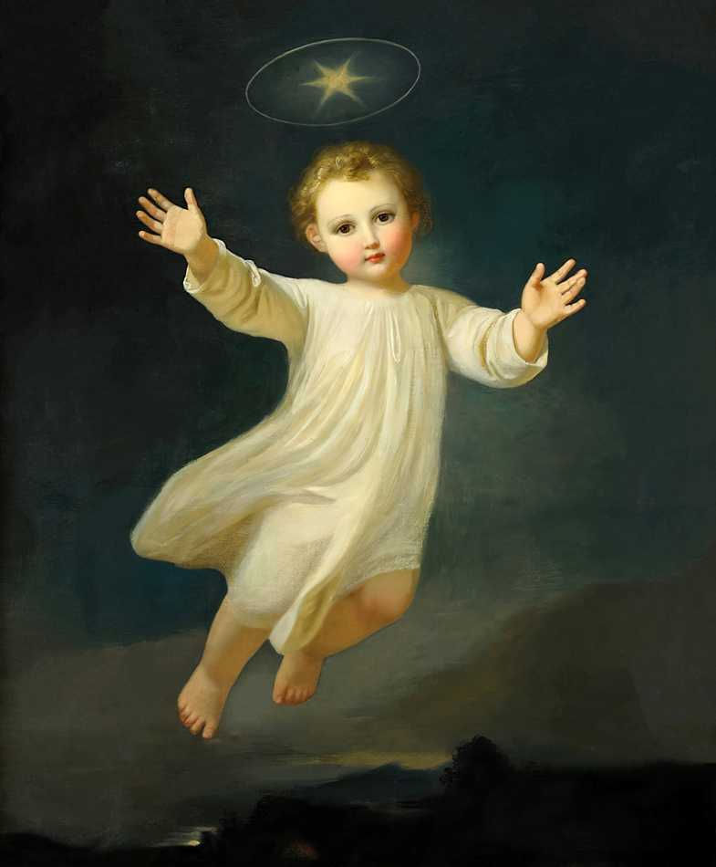 Menino Jesus. Melchior Paul von Deschwanden, 1881.