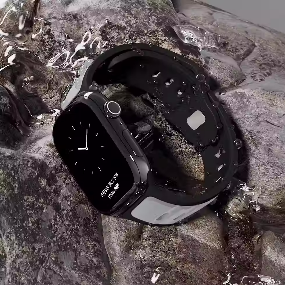 Thumbnail: Soft Silicone Sport Band for Apple Watch Series 4–11 / SE / Ultra Models