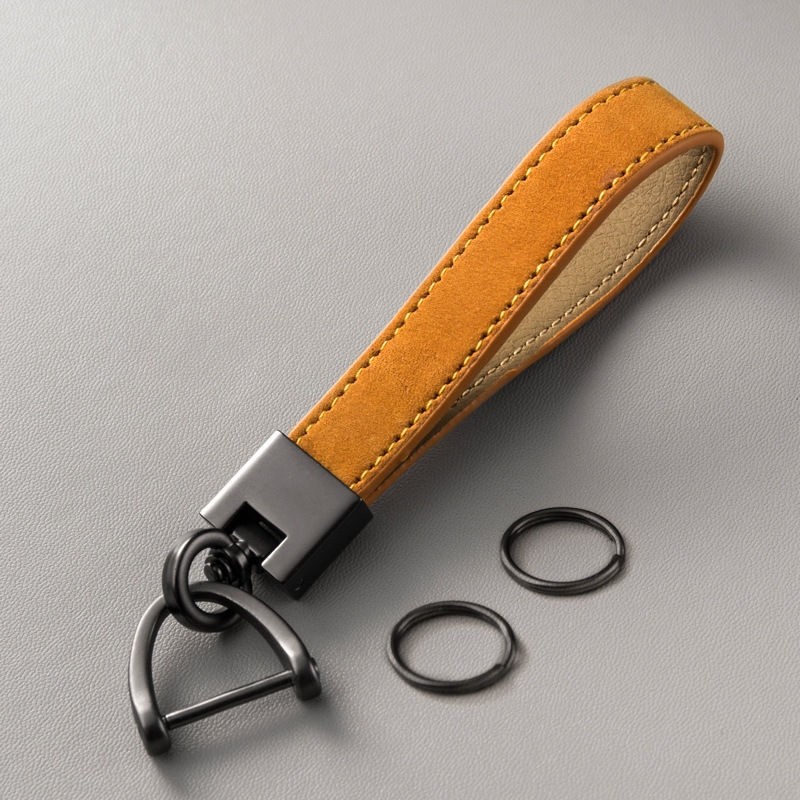 Thumbnail: Premium Genuine Leather Keychain | Car Key Holder for Men & Women