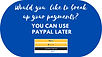 Christmas list Paypal Later Karen Robb Sewing Collective Brother Sewing Machines