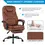 Thumbnail: Coolhut  Big and Tall Reclining Executive Office Chair - Brown