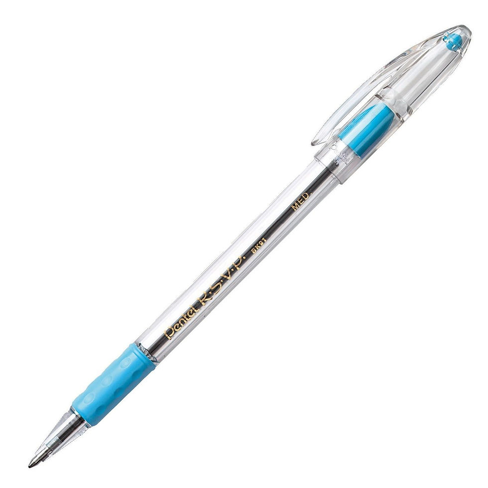 Thumbnail: RSVP Medium Point Pens 1.0mm(Black,Red,Pink,Green,Blue,Sky Blue and Purple)
