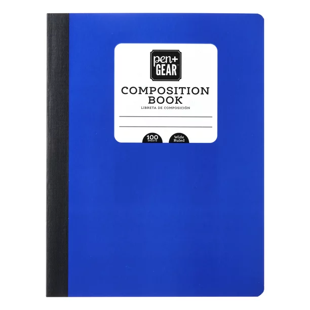 Composition Books Wide Ruled 100 Pages