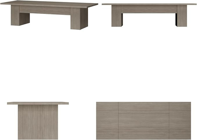 Thumbnail: Homsee 118.1" W Rectangular Conference Room Table