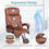 Thumbnail: BestGlory Executive PU Leather , Big and Tall Office Chair with Footrest Brown