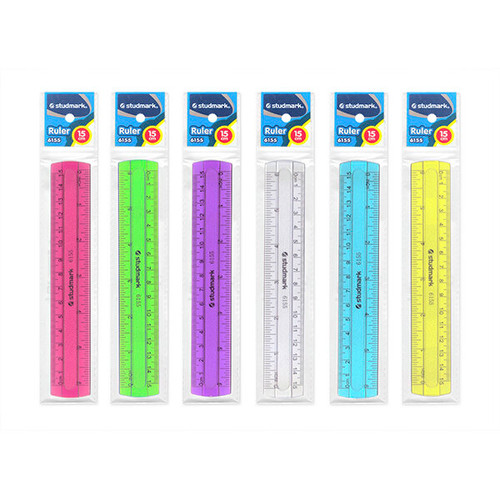 Studmark 6'' Plastic Ruler | COS Ltd.