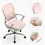 Thumbnail: Yangming Mid Back Swivel Office Chair, Pink